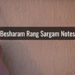 Besharam Rang Sargam Notes