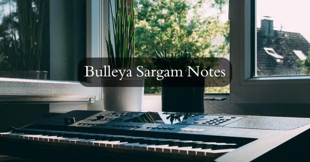 Bulleya Sargam Notes