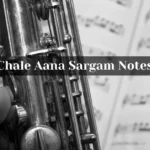 Chale Aana Sargam Notes