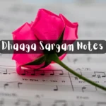 Dhaaga Sargam Notes