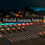 Dhadak Sargam Notes
