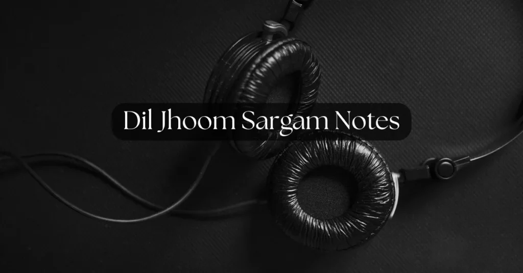 Dil Jhoom Sargam Notes