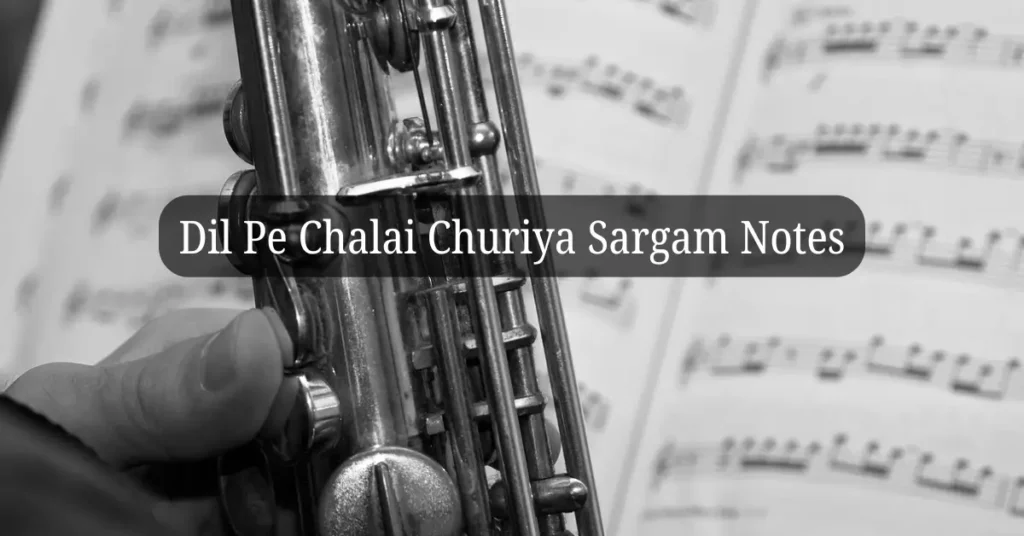 Dil Pe Chalai Churiya Sargam Notes