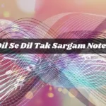 Dil Se Dil Tak Sargam Notes