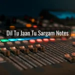 Dil Tu Jaan Tu Sargam Notes