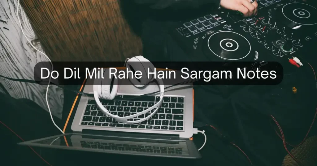 Do Dil Mil Rahe Hain Sargam Notes