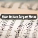 Haan Tu Hain Sargam Notes