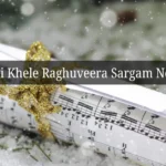 Hori Khele Raghuveera Sargam Notes