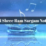 Jai Shree Ram Sargam Notes