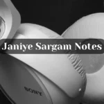 Janiye Sargam Notes