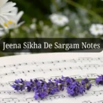 Jeena Sikha De Sargam Notes