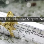 Jeeta Tha Jiske Liye Sargam Notes
