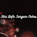 Jitni Dafa Sargam Notes