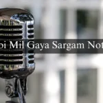 Koi Mil Gaya Sargam Notes
