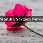 Manjha Sargam Notes