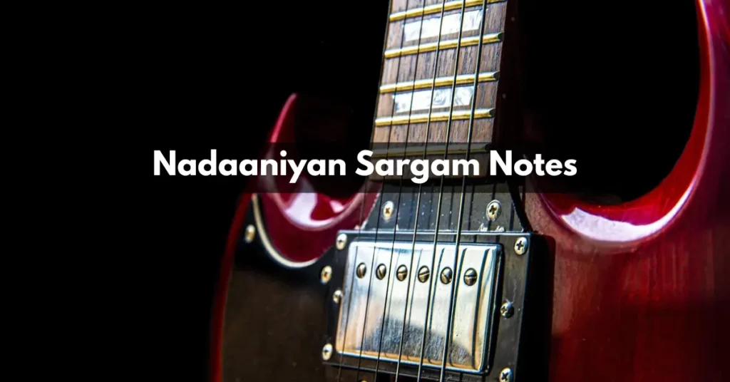 Nadaaniyan Sargam Notes