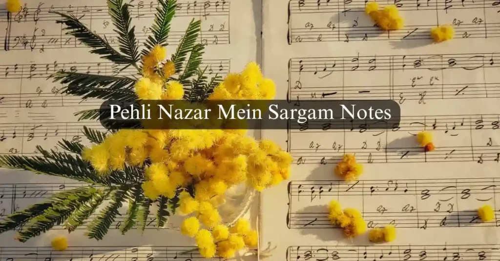 Pehli Nazar Mein Sargam Notes