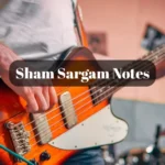 Sham Sargam Notes