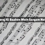 Sooraj Ki Baahon Mein Sargam Notes