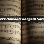 Tere Hawaale Sargam Notes