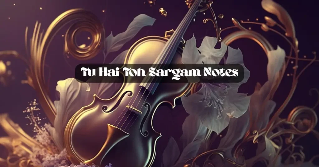 Tu Hai Toh Sargam Notes